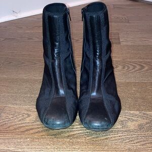 Women’s black short boots. Cole Haan.